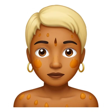 Hyperpigmintation meme sticker