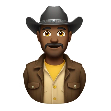 developer cowboy sticker