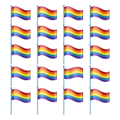all the gay flags sticker
