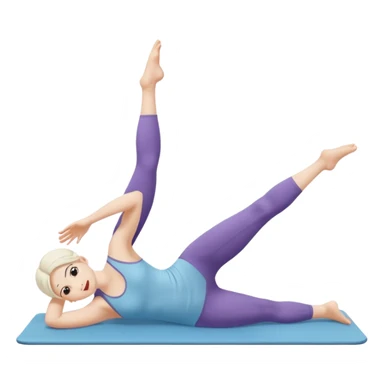 Pilates emoji sticker