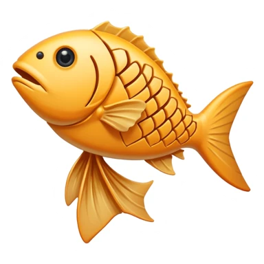 Fish bone sticker