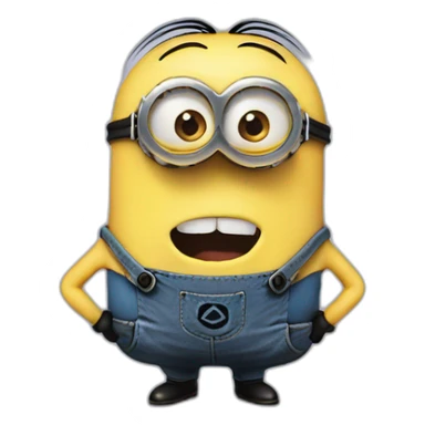 laughter emoji but it's a minion crying  sticker