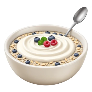 Greek Yogurt with Oats and Chia Seeds sticker