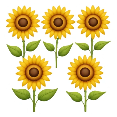 Girasol y avejita sticker