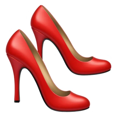 🙂 make like this emoji had big eyes 👀 and eye leads and big red shiny lips 👄 and showing a shoe sticker