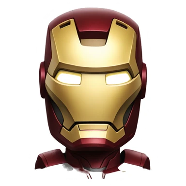 iron man with 👎 sticker