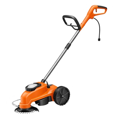 Echo lawn trimmer with orange more like the real thing  sticker