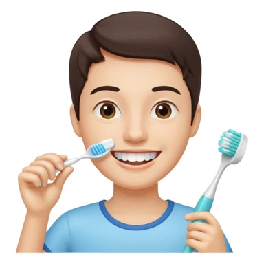The Habit of Cleaning Teeth sticker