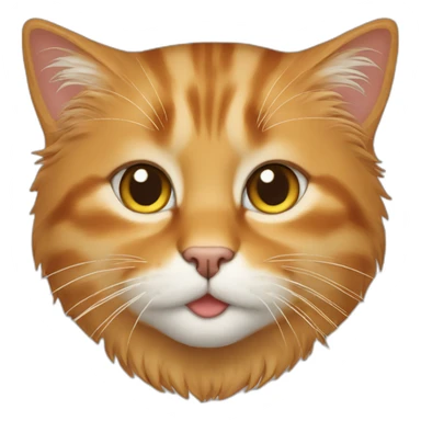 siberian ginger cat sticker