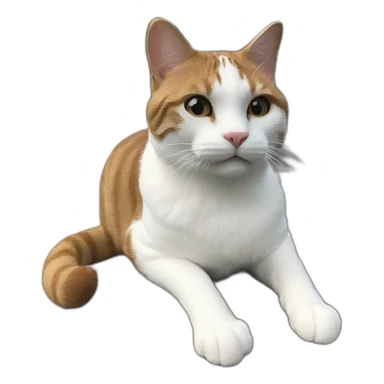 Cat at sf bridge sticker