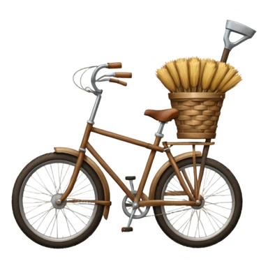 broom broom bike sticker