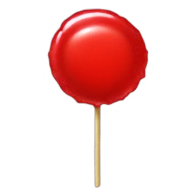red lolipop sticker