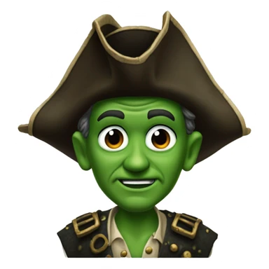Bootstrap Bill Turner from Pirates of the Caribbean.  His skin is green and barnacle-encrusted. sticker