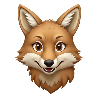 Coyote Winking sticker