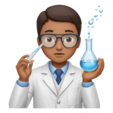 Testing water samples   sticker