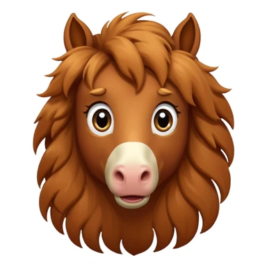 Confused horse with question marks Make it more funny  sticker