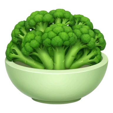 Bowl of broccoli  sticker