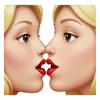 Lip kiss sticker