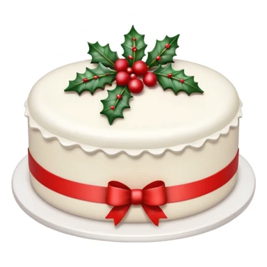 Christmas Cake sticker