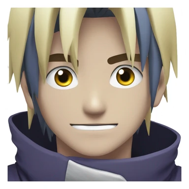 Sasuke Uchiha with Rinnegan eyes sticker