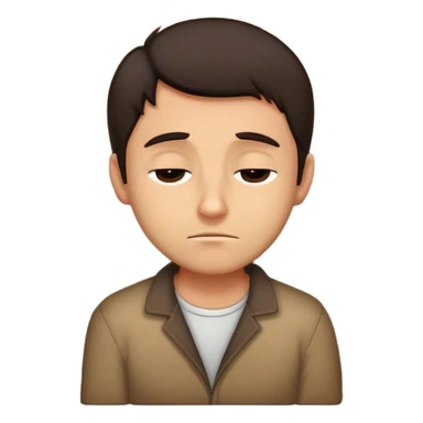 A chill guy gonna asleep in front of a door sticker