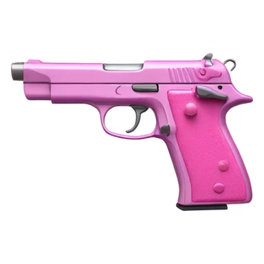Pink pistol sticker