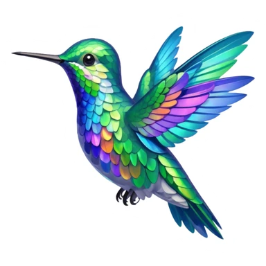 Humming bird sticker