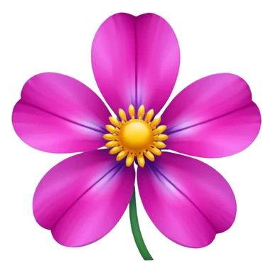 alpine flower sticker