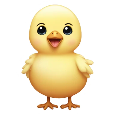 Tiny pink baby chick sticker