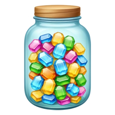 Jar full of sour sugar sticker