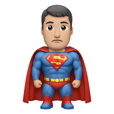 a moai emoji with a superman cape with the original face or the moai emoji with a super man saving people vibe like the superman there is some man waiting in the sky meme but the moai sticker