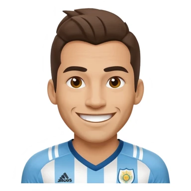 Lobo usando camisa da Argentina  sticker