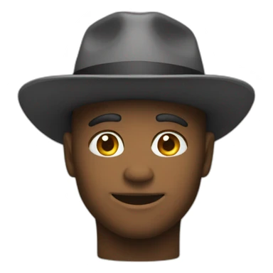 chat avec un chapeau sticker