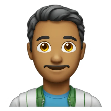 Man Standing brazilian sticker