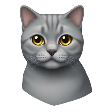British shorthair cat sticker