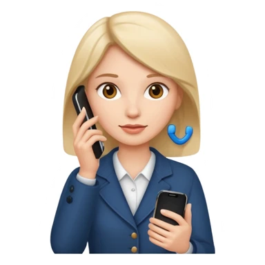 same woman but changing documents to phone sticker