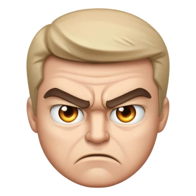 Mad idk face sticker