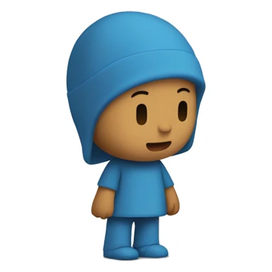 pocoyo saying "jangan ya dek ya sticker