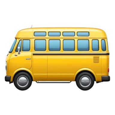 yellow minibus sticker