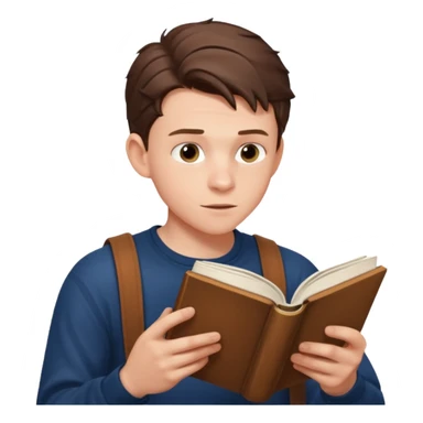 tom holland read book sticker