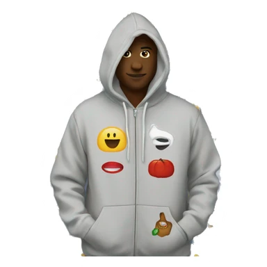 Supreme hoodie sticker