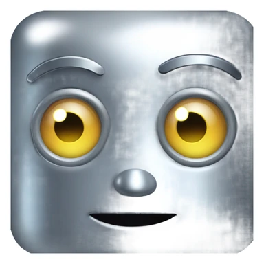 cute-robot-looking-in-the-mirror sticker