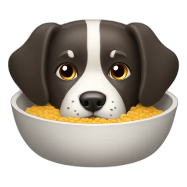 dog bowl sticker