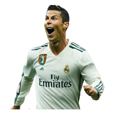 Cristiano ronaldo doing his signature celebration Sui sticker