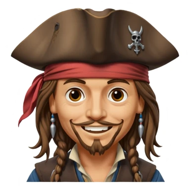 kaptan jack sparrow sticker