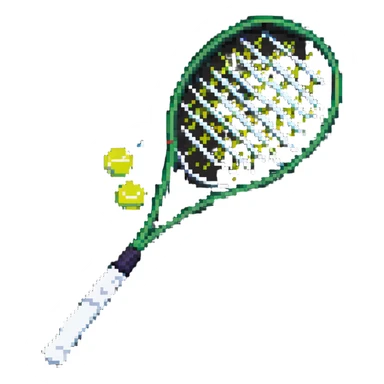 tennis racket sticker
