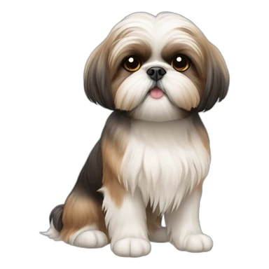 Cute little Shih Tzu sticker