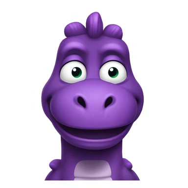 Barney the dinosoar sticker