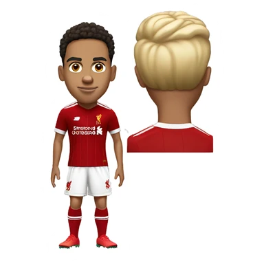 trent alexander arnold full body in a liverpool kit sticker