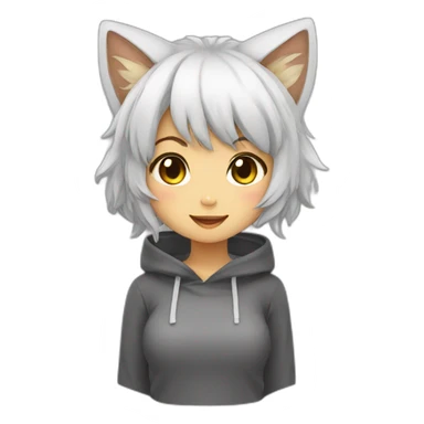 Neko girl sticker